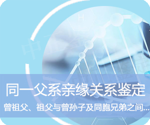 保山同一父系亲缘鉴定